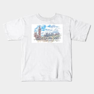 London - Houses of Parliament Kids T-Shirt